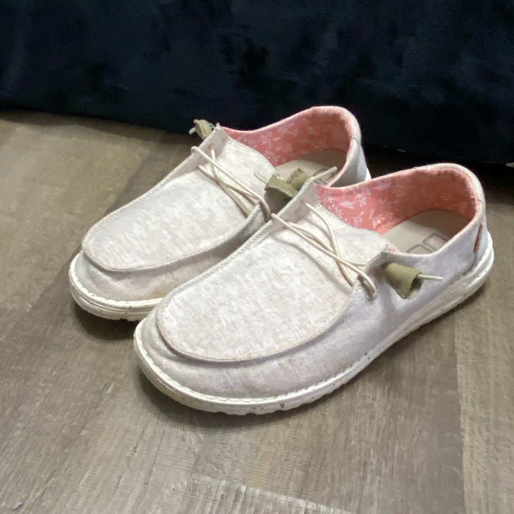 Hey Dude Light Tan Slip-On Shoes